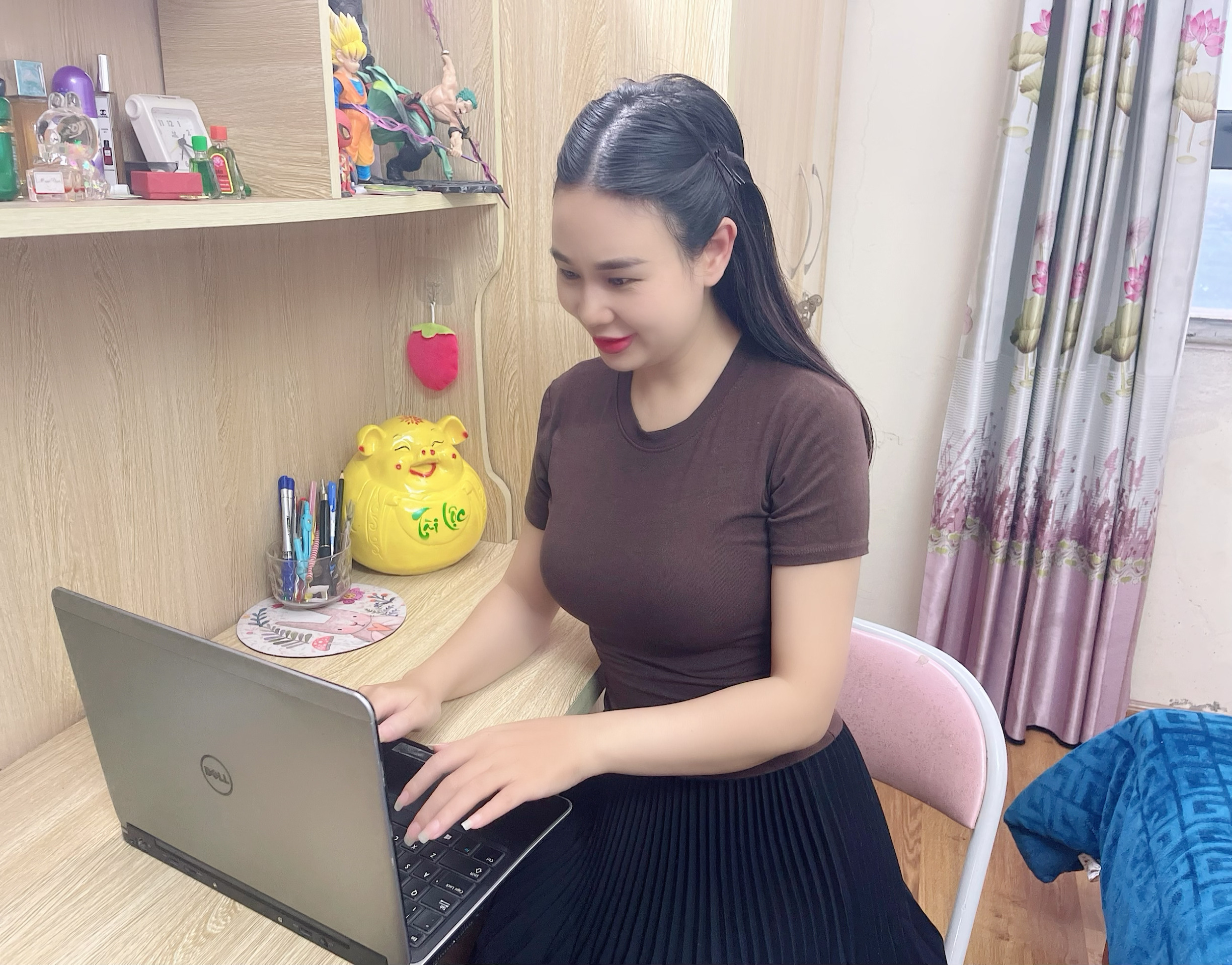 Hình ảnh Hàn Tiêu Minh Nhi đời thường